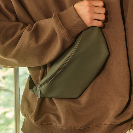 Sac banane Mixte Kaki - Isotoner