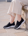 Tenis Mujer slip-on sport Negro