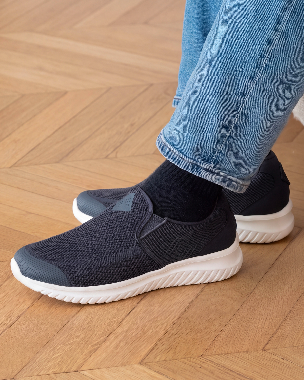 Baskets Homme slip-on Marine