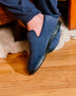 Zapatillas de casa Hombre Cerradas Azul marino moteado