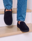 Chaussons Charentaises Homme Noir/Gris