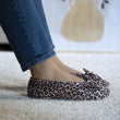 Chaussons ballerines Femme Grand Nœud Panthère