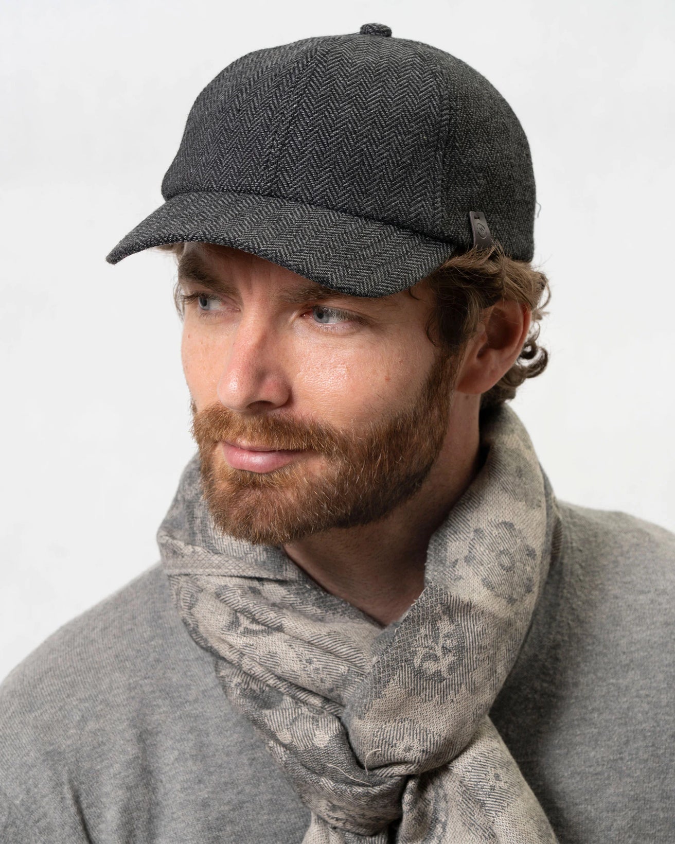 Casquette Homme laine Chevrons