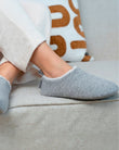 Chaussons bottillons Femme Gris chiné