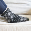 Chaussettes fourrées Homme Jacquard gris