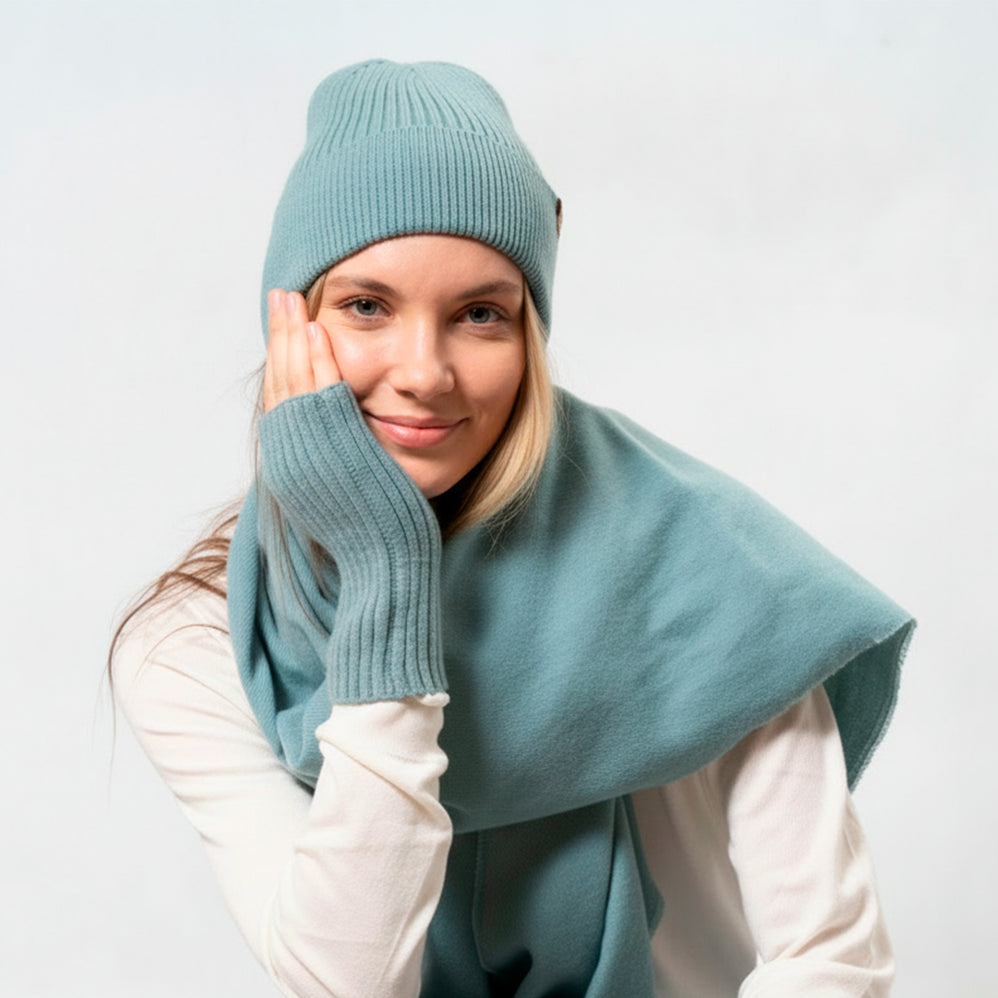 Mitaines Femme maille Ultra-doux Lagon - Isotoner
