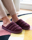 Zapatillas de casa Chinelas BLOUP Mujer Leopardo burdeos