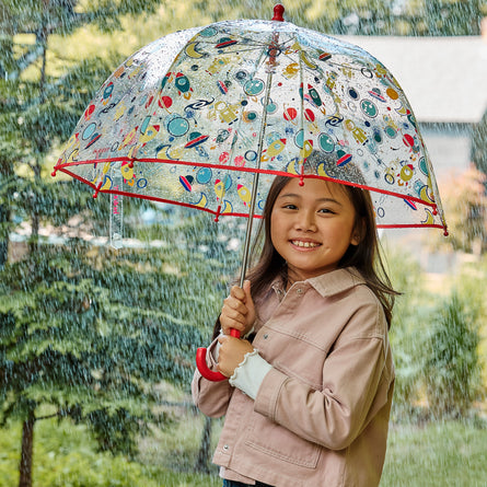 Parapluie Enfant transparent PVC/Cosmonaute - Isotoner