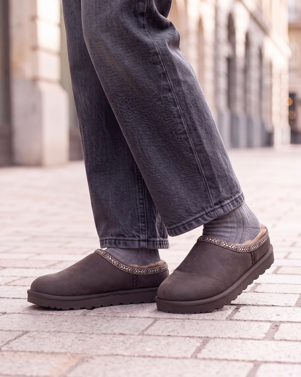 Sabots Cozy Femme fourrés Marron - Isotoner