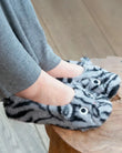 Chaussons ballerines 3D Femme Chat tigré