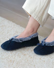 Zapatillas de casa bailarinas Mujer Marino
