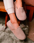 Chaussons slippers Femme Beige