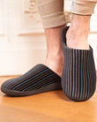 Zapatillas de casa chinelas Hombre Rayas Azules