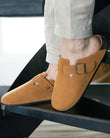 Zuecos mules Hombre Camel