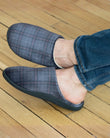Zapatillas de casa chinelas ergo Hombre Tartán
