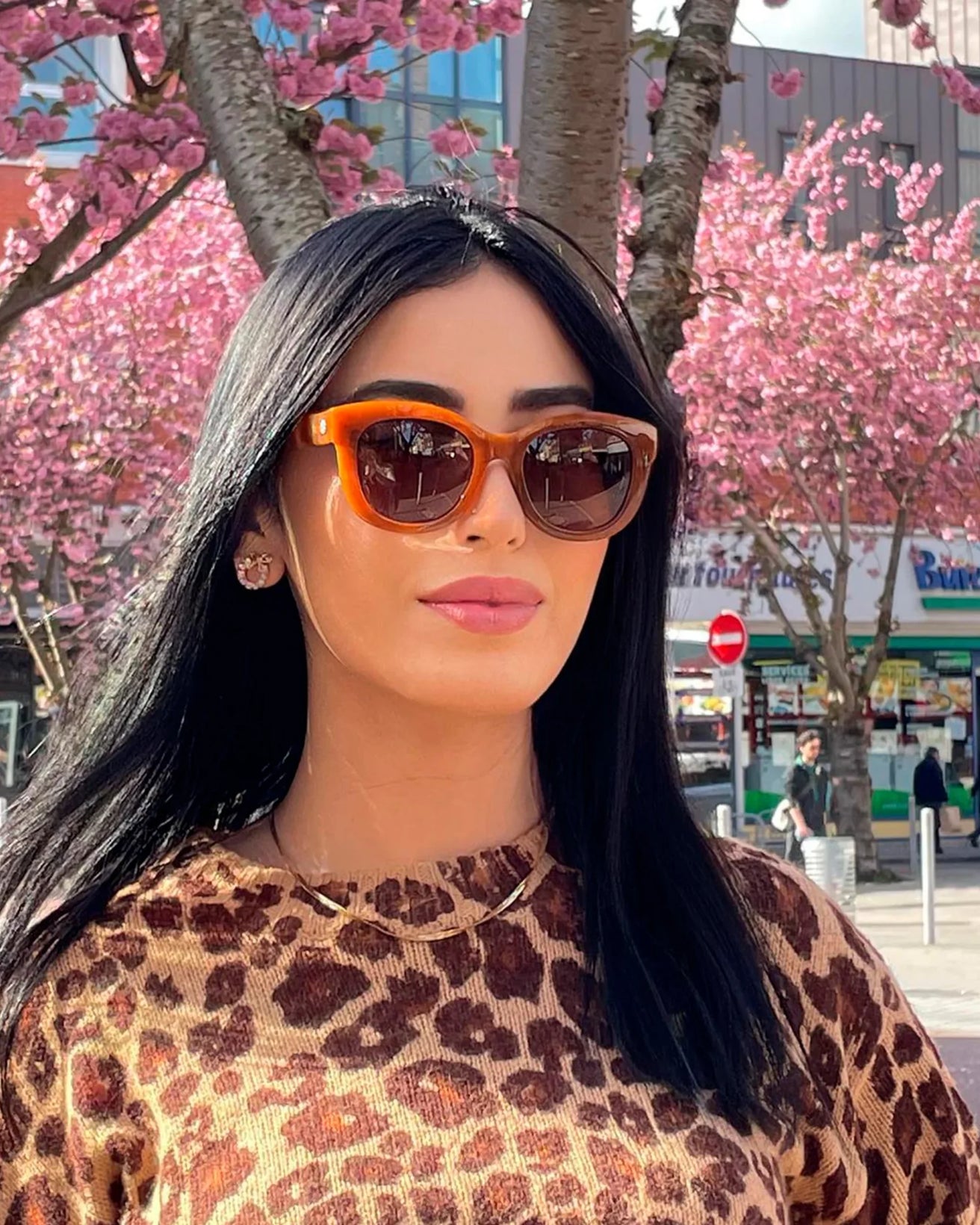 Gafas de sol Mujer Mariposa Caramelo