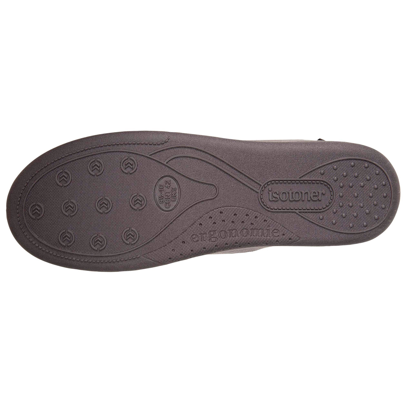 Chaussons mocassins Homme Gris chevrons