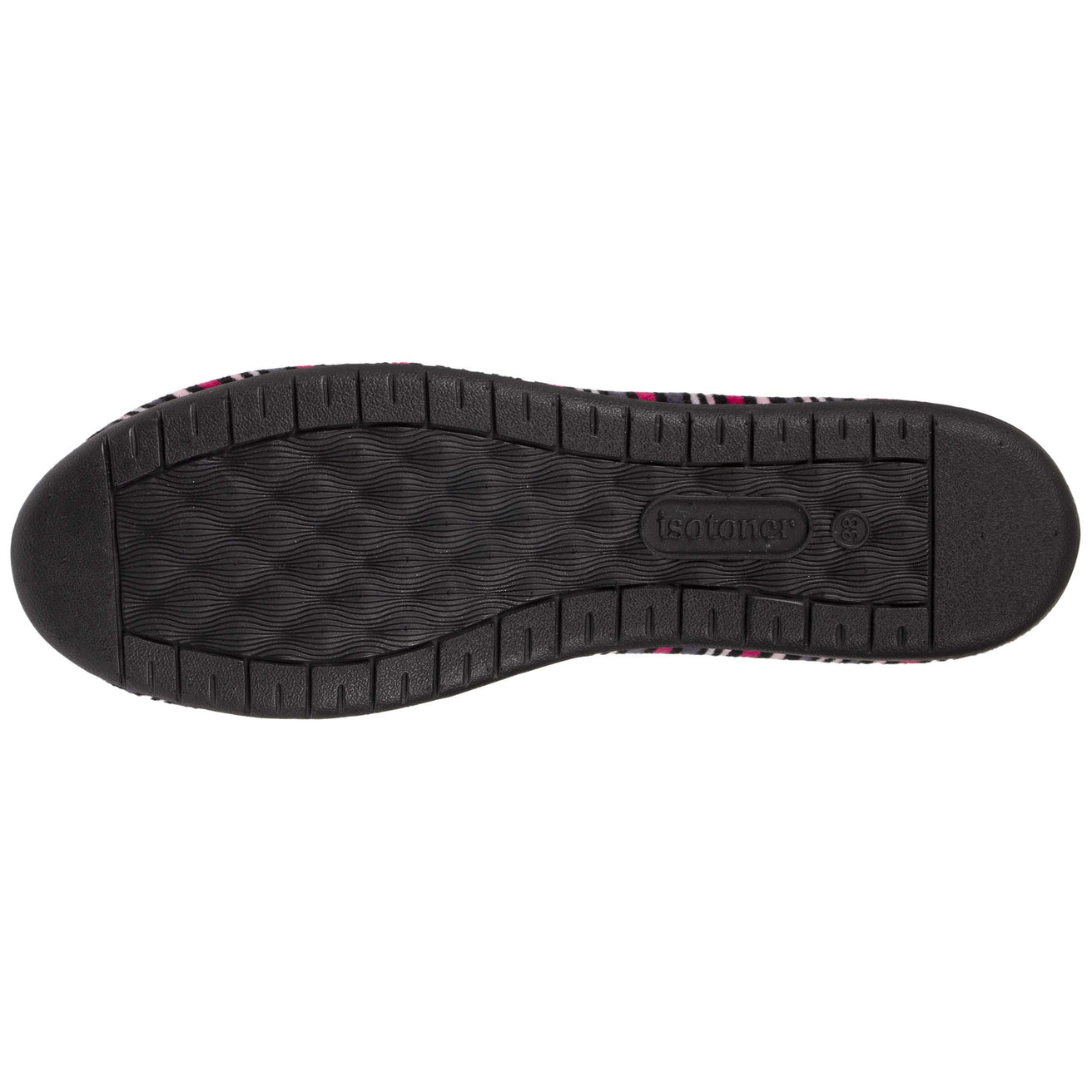 Chaussons ballerines Femme Nœud Rayures