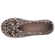 Chaussons ballerines Femme Grand Nœud Panthère