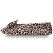 Chaussons ballerines Femme Grand Nœud Panthère