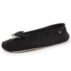Chaussons ballerines Femme Nœud Précieux Taupe rose noir - Isotoner
