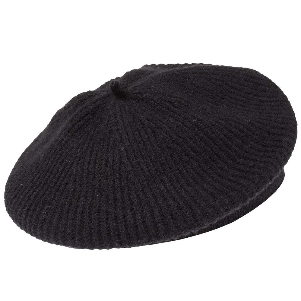 Béret Femme maille Soft Touch Noir - Isotoner