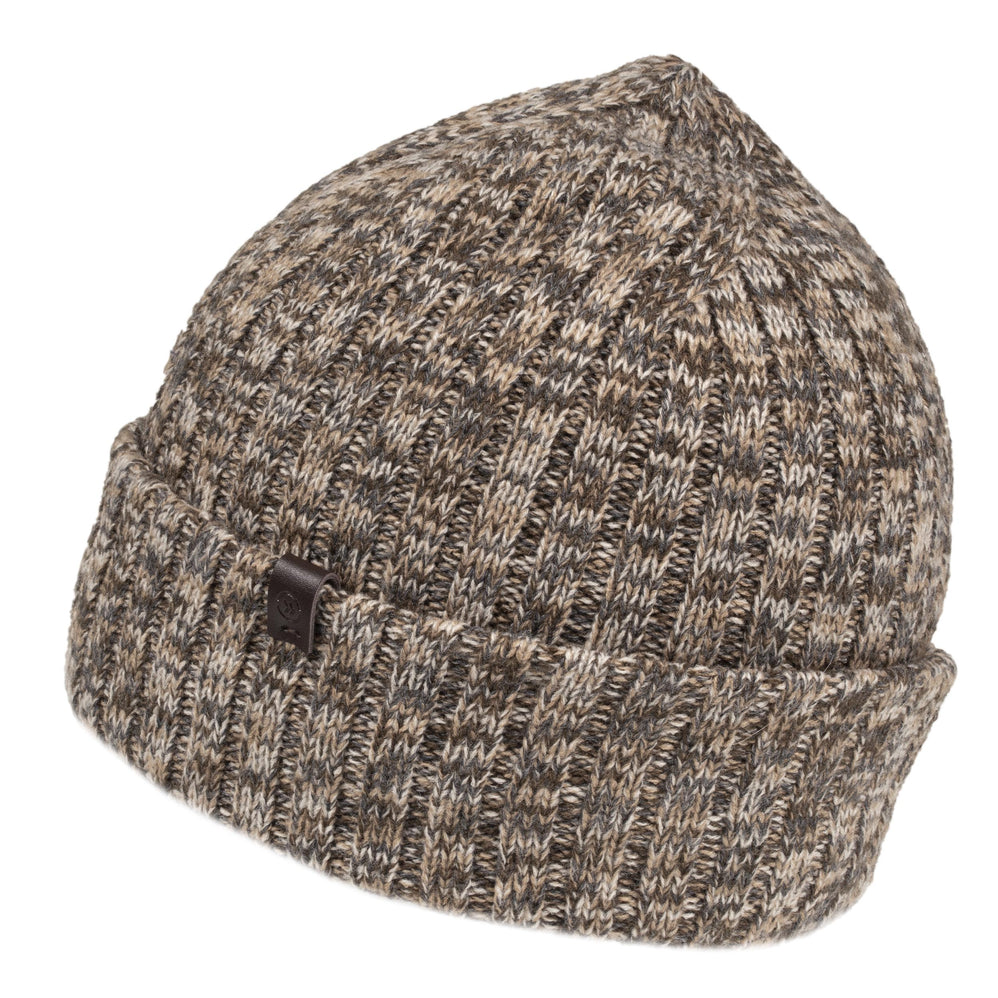 Gorro Hombre malla canalé Caqui jaspeado - Isotoner