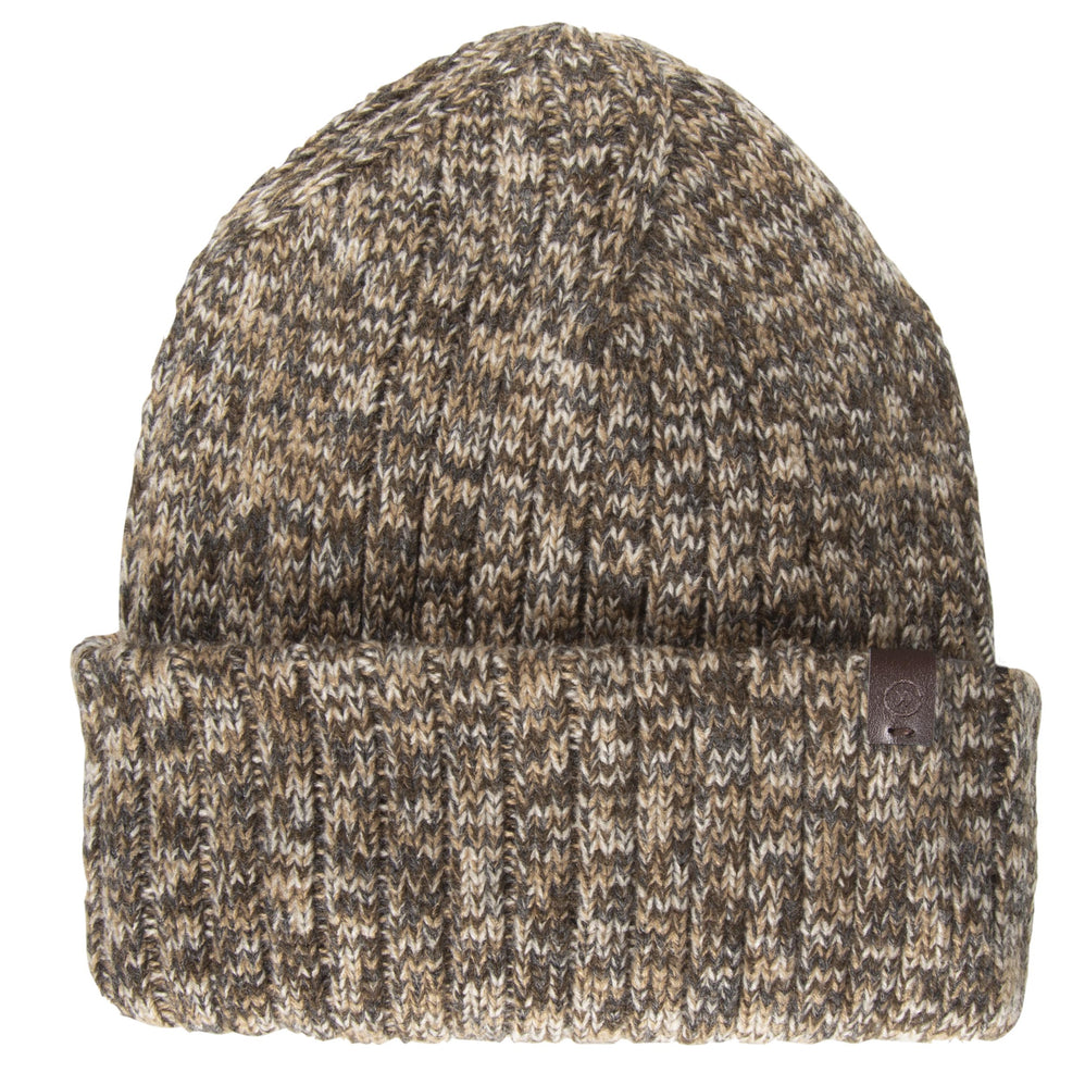 Gorro Hombre malla canalé Caqui jaspeado - Isotoner