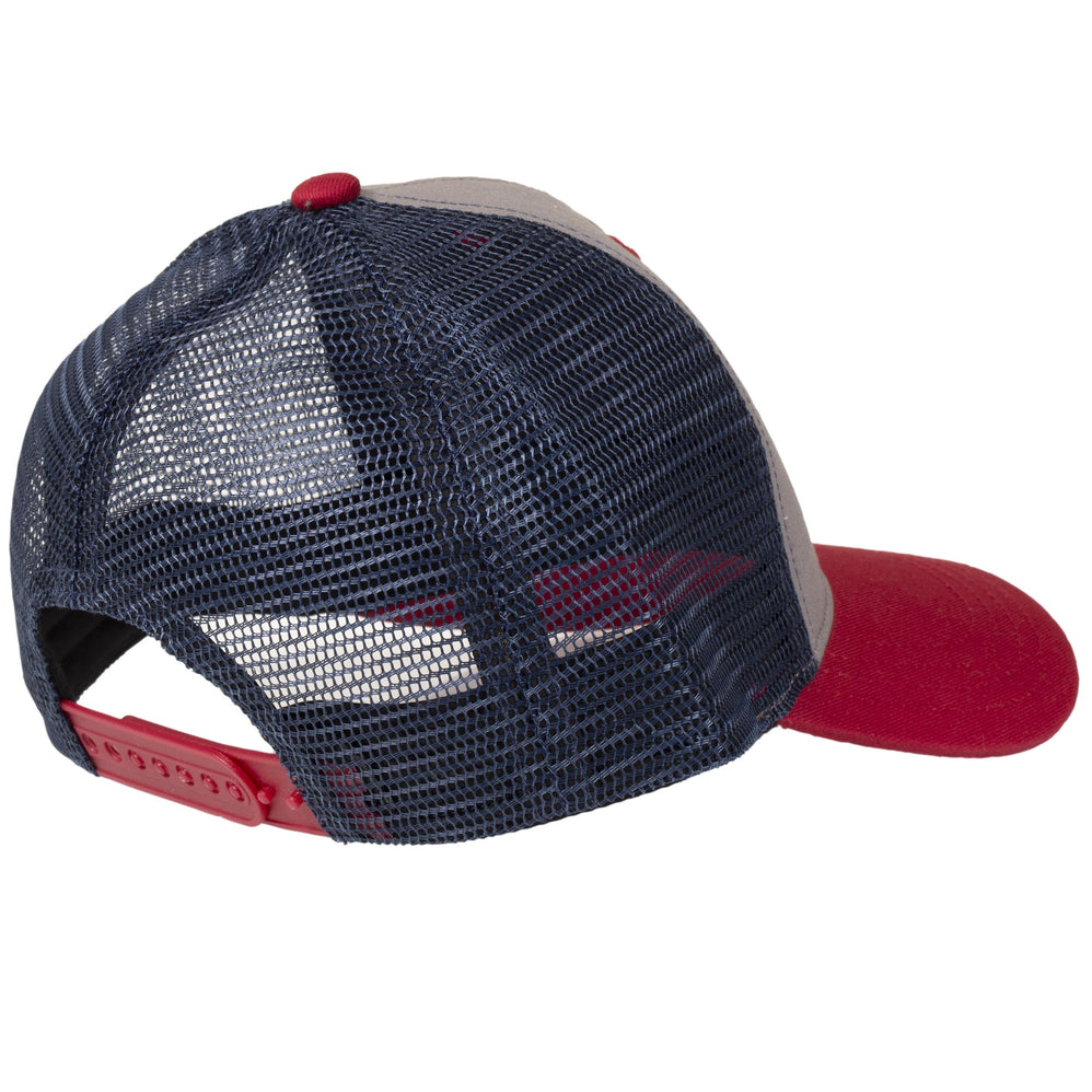 Casquette Enfant 4-8 ans patch Marine/Rouge - Isotoner