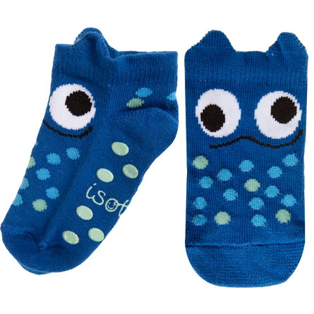 Chaussettes antidérapantes Enfant Monstre bleu 1/4 ans - Isotoner