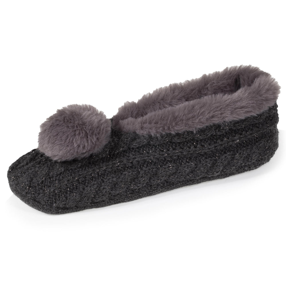 Calcetines-pantuflas Mujer Borla - Isotoner