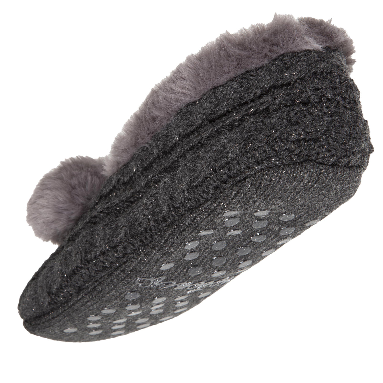 Chaussettes-chaussons Femme Pompon