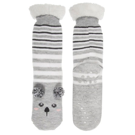Chaussettes Femme pompons Ours - Isotoner