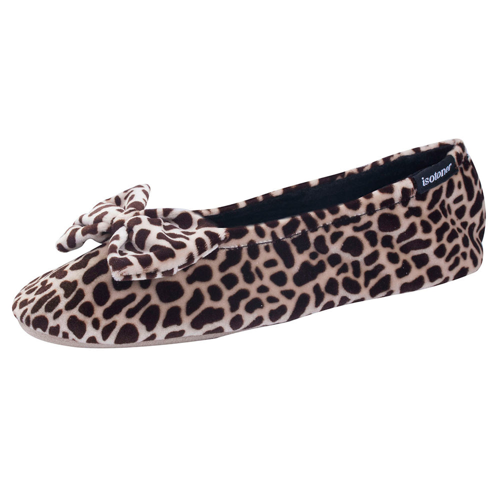 Chaussons ballerines Femme Noeud Girafe - Isotoner