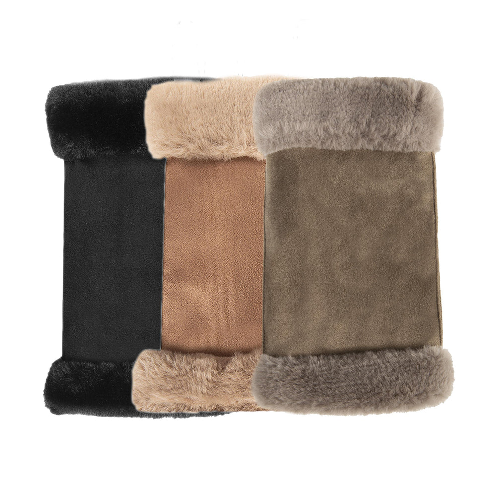 Mitaines Femme bord imitation fourrure Olive - Isotoner