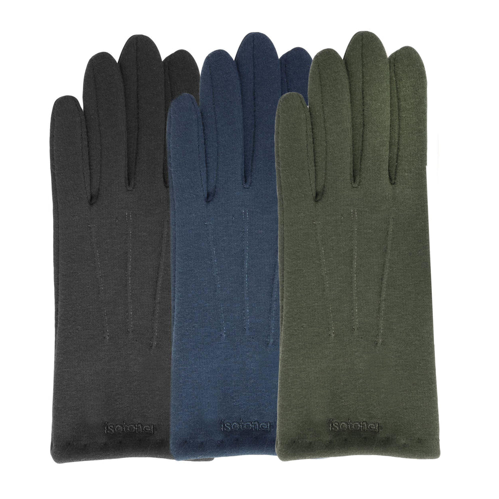 Gants Femme tissu doux et chaud Vert - Isotoner