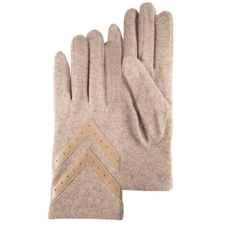 Gants Femme tactiles laine Beige - Isotoner