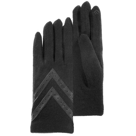 Gants Femme tactiles laine Noir - Isotoner