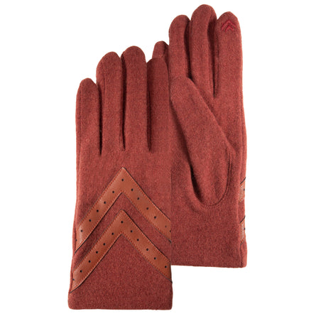 Gants Femme tactiles laine Mandarine - Isotoner