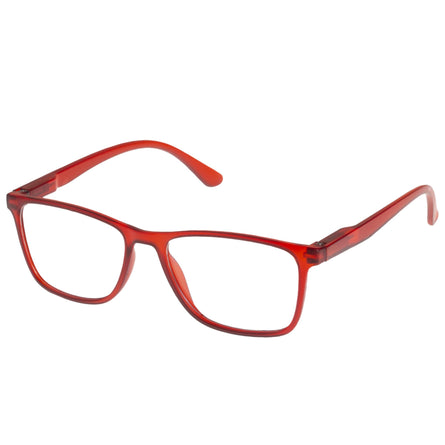 Loupes de lecture mixtes rectangulaires Rouge - Isotoner