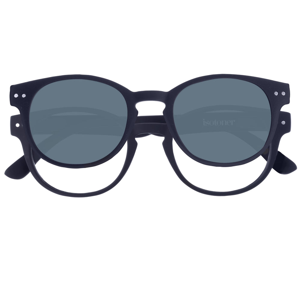Loupes de lecture clip solaire Bleu nuit - Isotoner