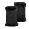 Mitaines Femme bord imitation fourrure Marron noir - Isotoner