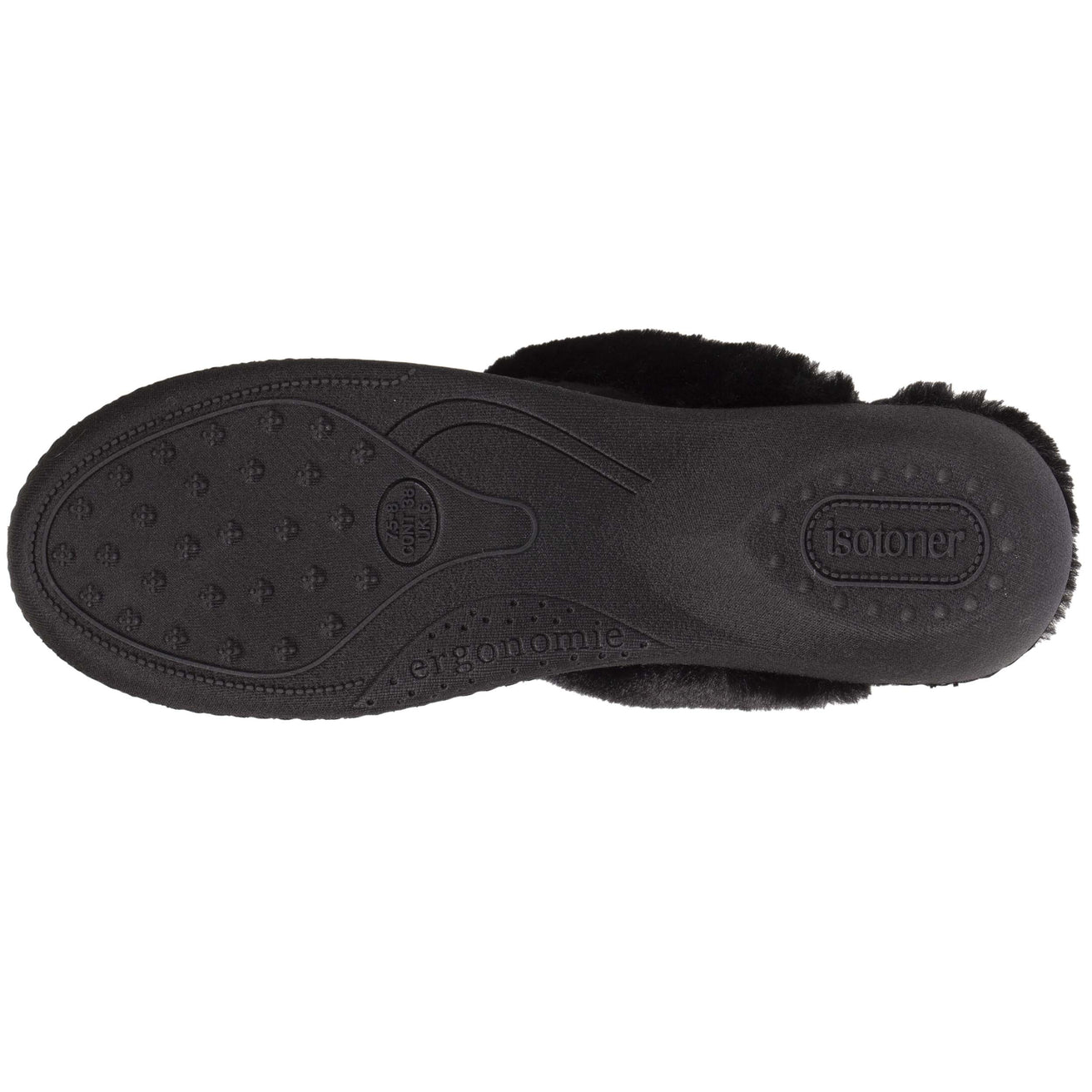 Chaussons mules Femme Talon Etoiles Noir