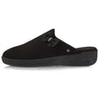 Chaussons mules Femme Talon Nœud Noir