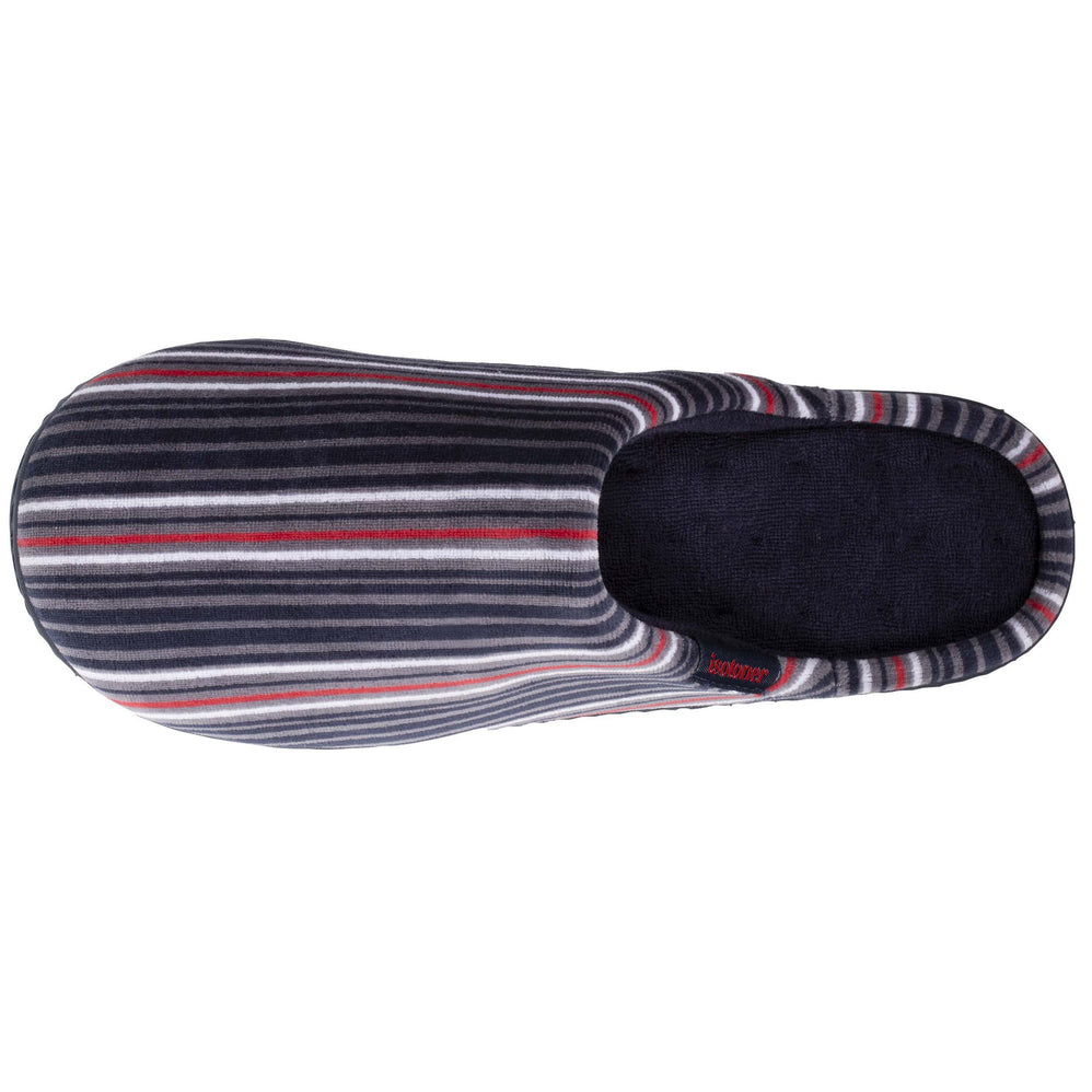 Zapatillas de casa Chinelas Hombre Azul rayas - Isotoner