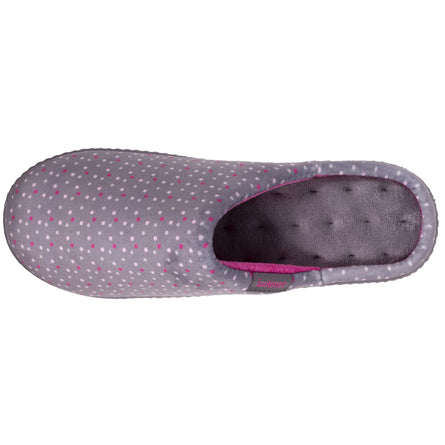 Chaussons mules Femme Pois Violet - Isotoner