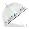 Parapluie transparent PVC/Pavot sauvage pvc/toucan Isotoner