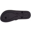 Tongs Femme tige paillettes Noir