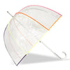 Parapluie transparent PVC/Pavot sauvage pvc/néon Isotoner