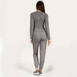 Pantalon jogger Femme Gris chiné